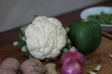 Gemüse für Pav Bhaji