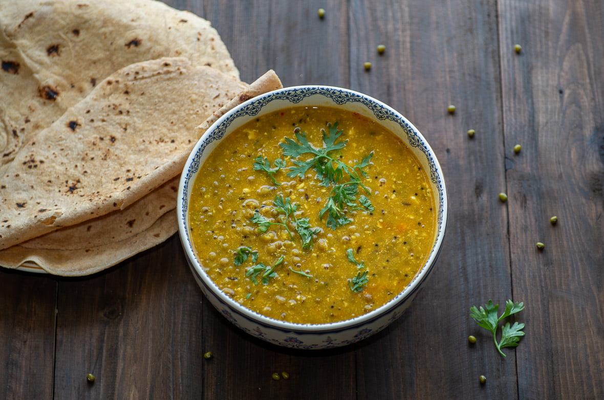 Katta Mug - Moong Yoghurt Curry with Rotis