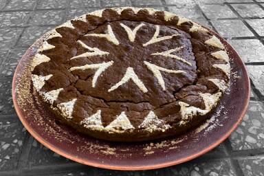 Schokoladenkuchen mit Mandelmehl aus Lothringen – Chocolate cake with almond flour from Lorraine