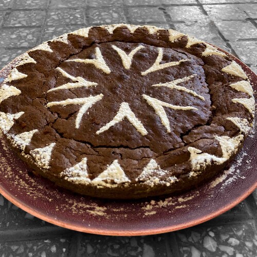 Schokoladenkuchen mit Mandelmehl aus Lothringen – Chocolate cake with almond flour from Lorraine